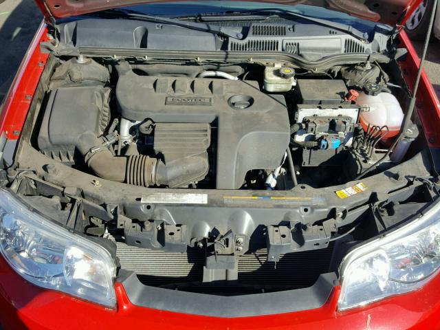1G8AW14F85Z140303 - 2005 SATURN ION LEVEL წითელი ფოტო 7