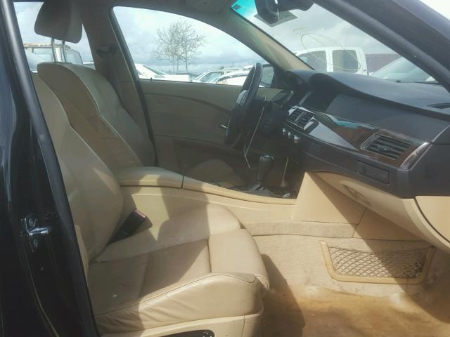 WBANB53586CP02544 - 2006 BMW 550 I BLACK photo 5