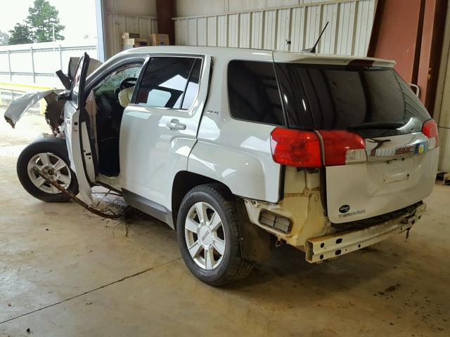 2GKALMEK7D6398905 - 2013 GMC TERRAIN SL WHITE photo 3