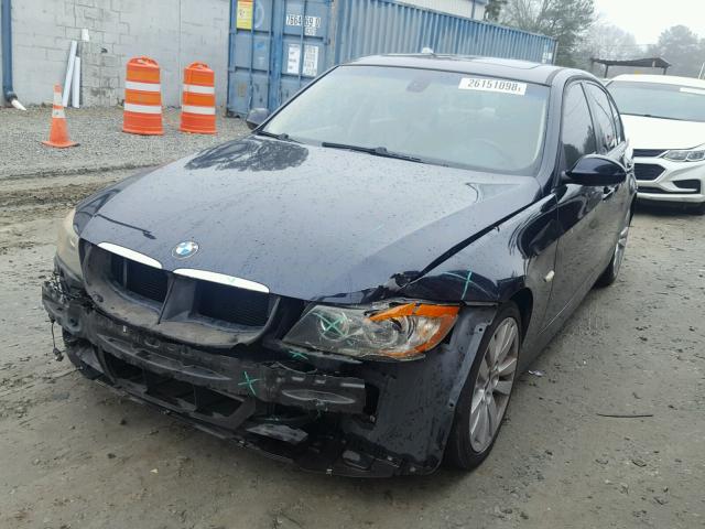 WBAVB17556NK41648 - 2006 BMW 325 I AUTO BLUE photo 2