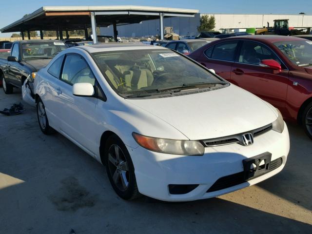 2HGFG128X7H518400 - 2007 HONDA CIVIC EX WHITE photo 1