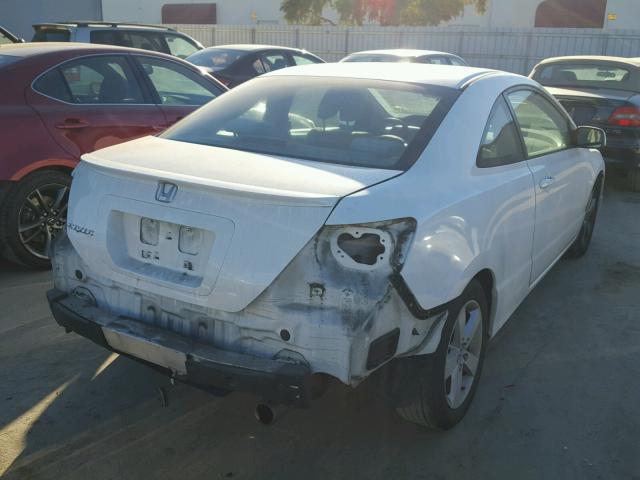 2HGFG128X7H518400 - 2007 HONDA CIVIC EX WHITE photo 4