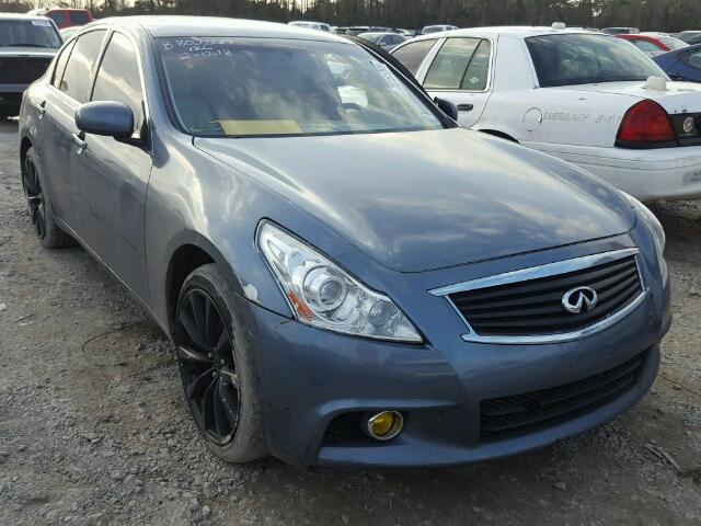 JNKBV61F48M261831 - 2008 INFINITI G35 BLUE photo 1