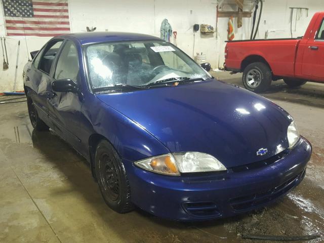 1G1JC524927261879 - 2002 CHEVROLET CAVALIER B BLUE photo 1