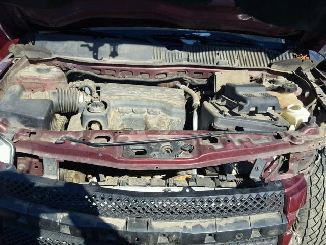 2CNDL43F396206817 - 2009 CHEVROLET EQUINOX LT BURGUNDY photo 7