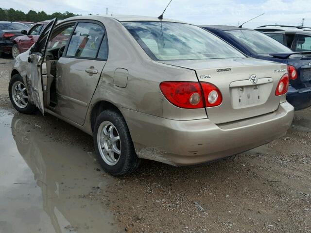 1NXBR32E17Z906505 - 2007 TOYOTA COROLLA CE BROWN photo 3