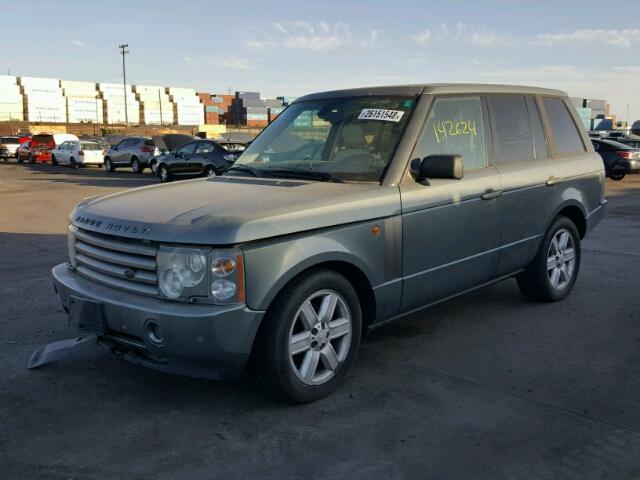 SALME11494A162440 - 2004 LAND ROVER RANGE ROVE GREEN photo 2