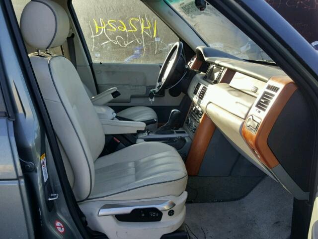 SALME11494A162440 - 2004 LAND ROVER RANGE ROVE GREEN photo 5