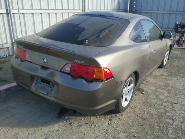 JH4DC54883C010802 - 2003 ACURA RSX GRAY photo 4