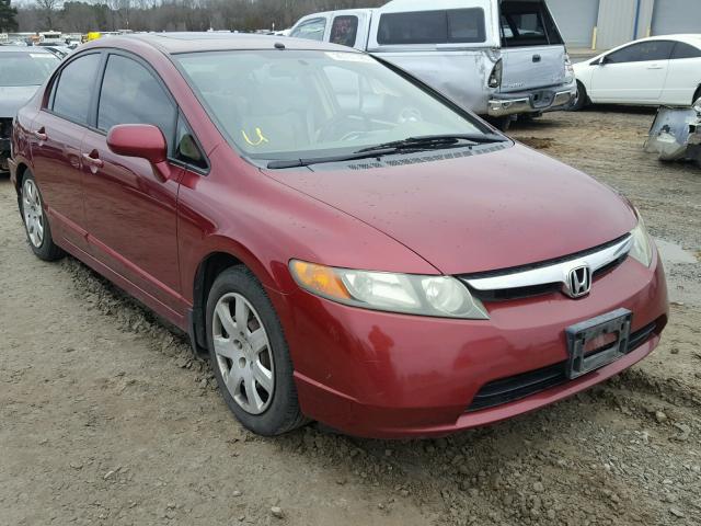 1HGFA16886L030656 - 2006 HONDA CIVIC EX RED photo 1