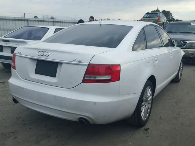 WAUDH74F28N028184 - 2008 AUDI A6 3.2 QUA WHITE photo 4