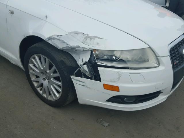 WAUDH74F28N028184 - 2008 AUDI A6 3.2 QUA WHITE photo 9