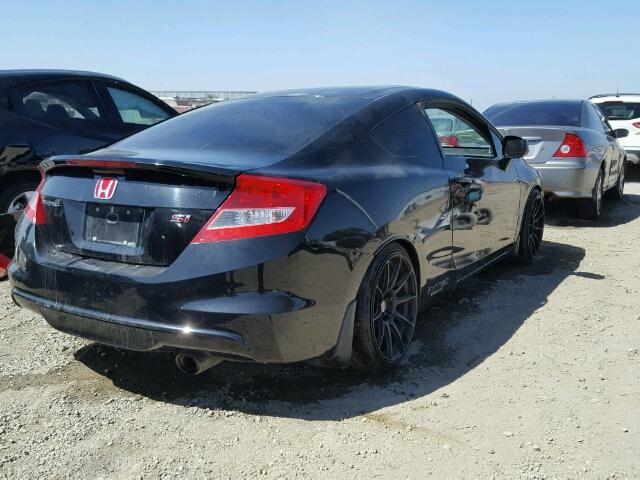 2HGFG4A52CH706086 - 2012 HONDA CIVIC SI BLACK photo 4