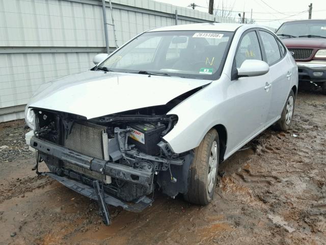 KMHDU46D37U192956 - 2007 HYUNDAI ELANTRA GL SILVER photo 2