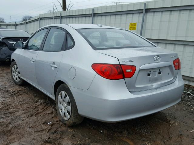 KMHDU46D37U192956 - 2007 HYUNDAI ELANTRA GL SILVER photo 3