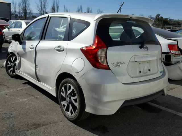 3N1CE2CPXFL427302 - 2015 NISSAN VERSA NOTE WHITE photo 3