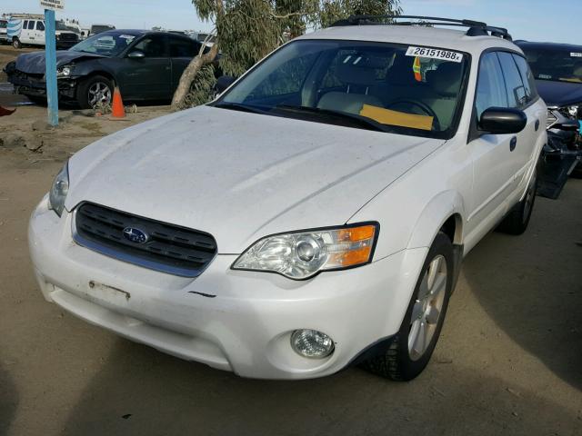 4S4BP61C866321818 - 2006 SUBARU LEGACY OUT WHITE photo 2