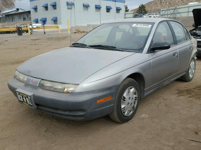 1G8ZH5283VZ335086 - 1997 SATURN SL1 SILVER photo 2