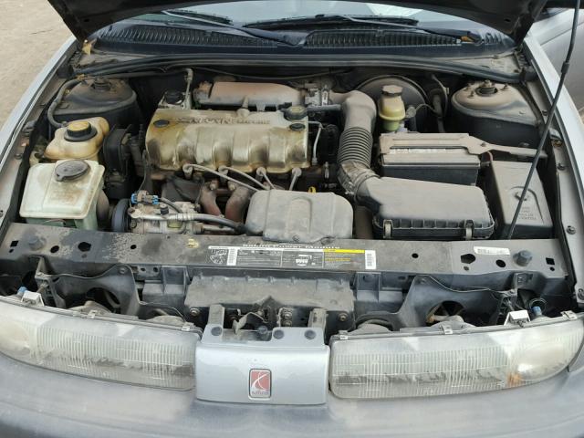 1G8ZH5283VZ335086 - 1997 SATURN SL1 SILVER photo 7