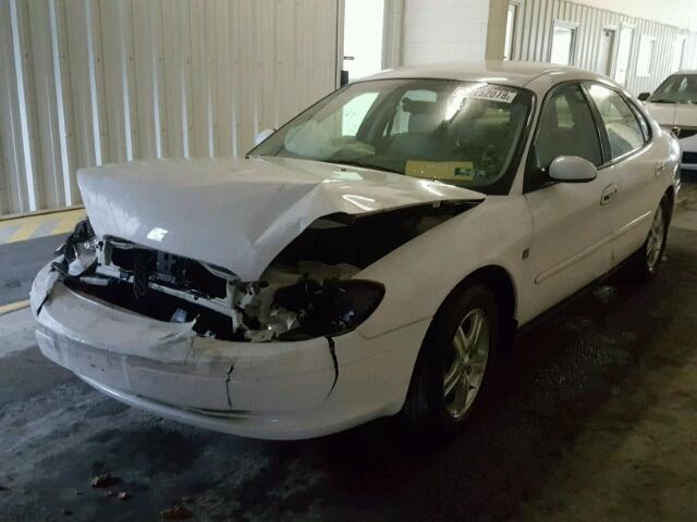 1FAFP56S4YA224993 - 2000 FORD TAURUS SEL WHITE photo 2