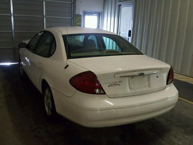 1FAFP56S4YA224993 - 2000 FORD TAURUS SEL WHITE photo 3