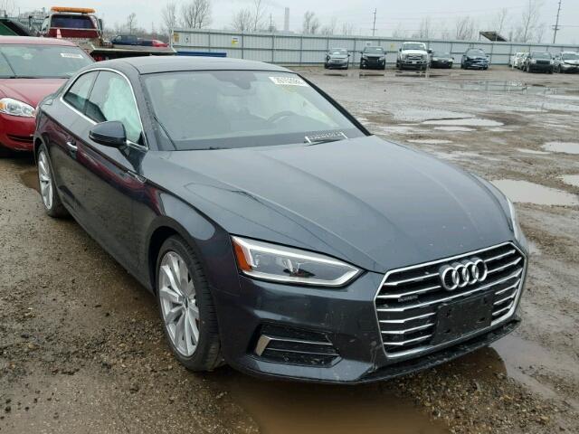 WAUPNAF5XJA003862 - 2018 AUDI A5 PREMIUM GRAY photo 1