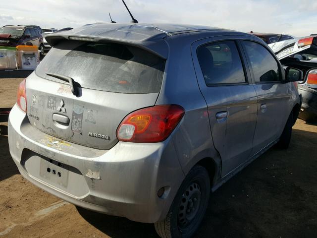 ML32A3HJ8FH056639 - 2015 MITSUBISHI MIRAGE DE GRAY photo 4