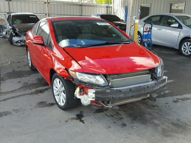 2HGFG3B8XCH558417 - 2012 HONDA CIVIC EX RED photo 1