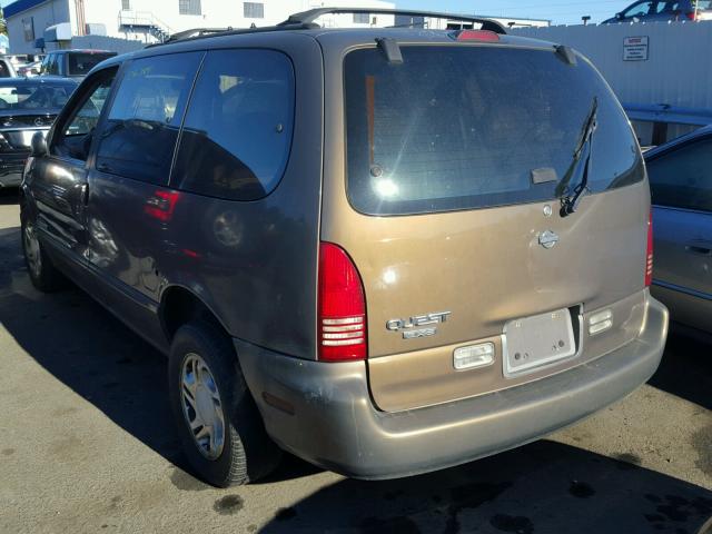 4N2DN11W8TD845880 - 1996 NISSAN QUEST XE BROWN photo 3