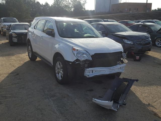 1GNALBEK7DZ116242 - 2013 CHEVROLET EQUINOX LS WHITE photo 1