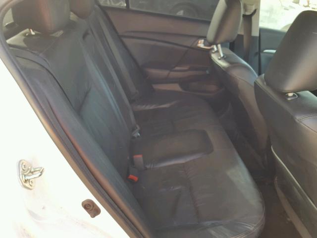 19XFB2F90FE240350 - 2015 HONDA CIVIC EXL WHITE photo 6