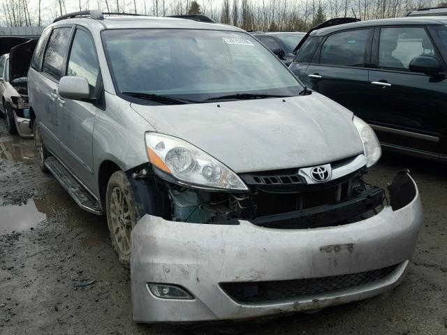 5TDBK22C98S016549 - 2008 TOYOTA SIENNA XLE SILVER photo 1