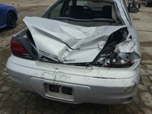1G2NF52E33C125169 - 2003 PONTIAC GRAND AM S GRAY photo 9