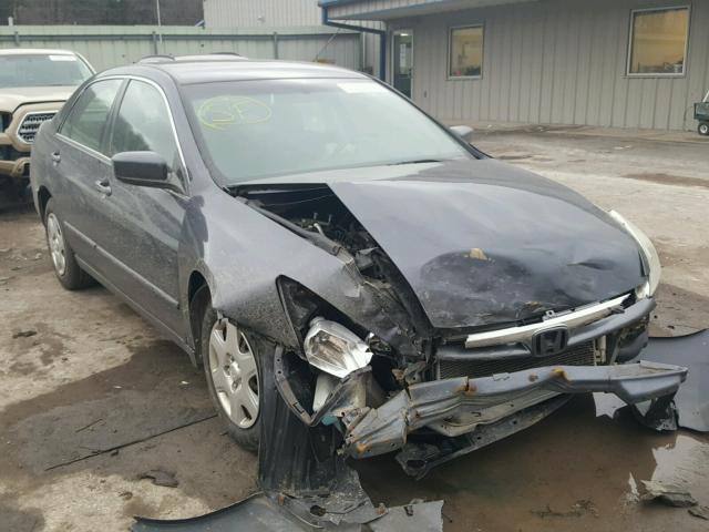 1HGCM56457A227375 - 2007 HONDA ACCORD LX GRAY photo 1