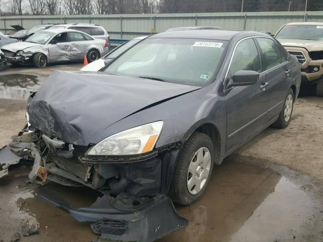 1HGCM56457A227375 - 2007 HONDA ACCORD LX GRAY photo 2