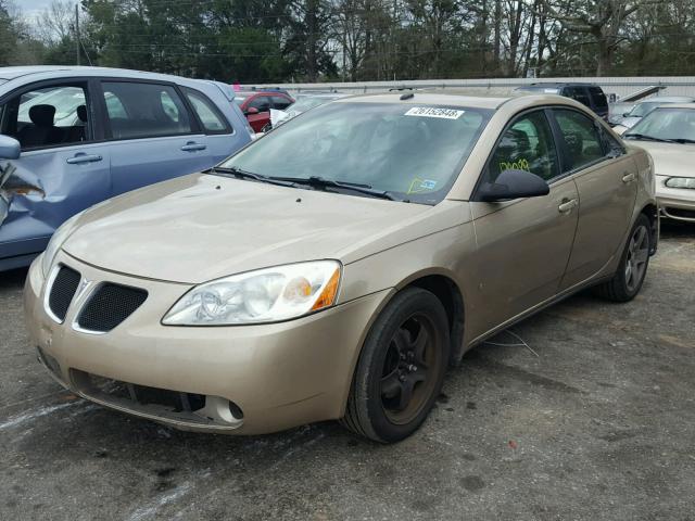 1G2ZG57B684172193 - 2008 PONTIAC G6 BASE GOLD photo 2