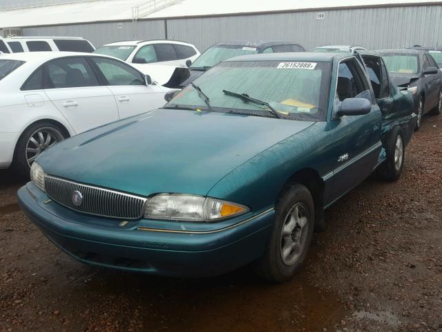 1G4NJ52M6VC433890 - 1997 BUICK SKYLARK GR GREEN photo 2