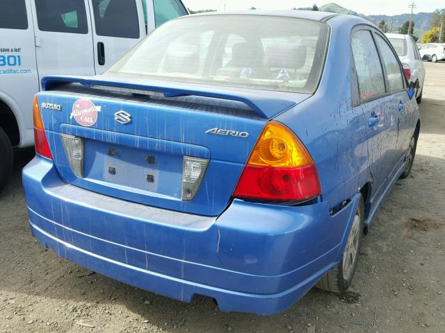 JS2RA41S735169439 - 2003 SUZUKI AERIO S BLUE photo 4