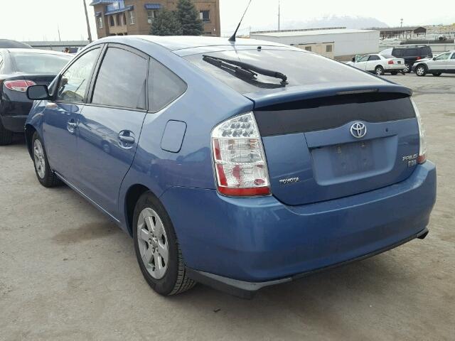 JTDKB20U587753818 - 2008 TOYOTA PRIUS BLUE photo 3