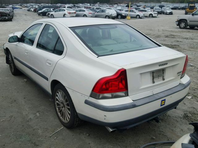 YV1RS58D612012420 - 2001 VOLVO S60 2.4T WHITE photo 3