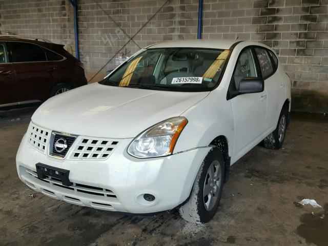 JN8AS58VX8W129713 - 2008 NISSAN ROGUE S WHITE photo 2