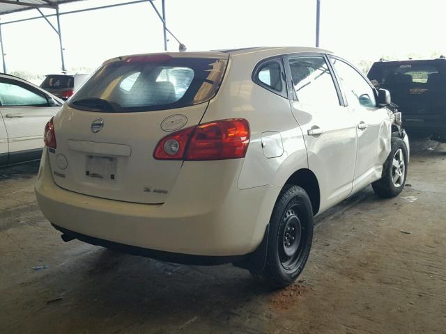 JN8AS58VX8W129713 - 2008 NISSAN ROGUE S WHITE photo 4