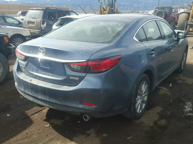 JM1GJ1U6XE1157620 - 2014 MAZDA 6 SPORT BLUE photo 4