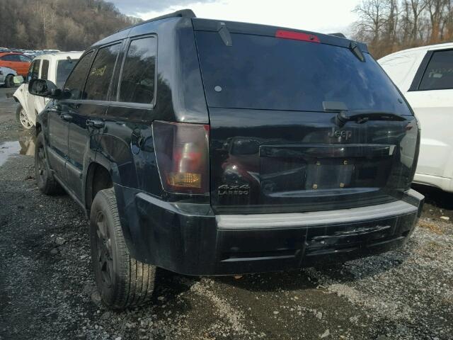 1J8GR48K67C513028 - 2007 JEEP GRAND CHER BLACK photo 3