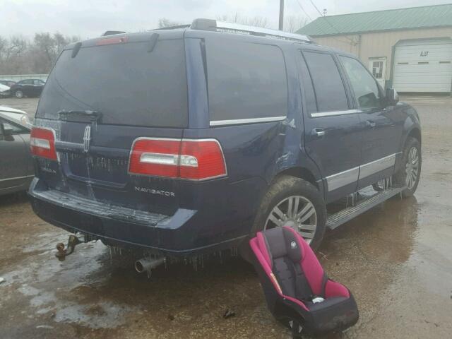5LMFU27508LJ07273 - 2008 LINCOLN NAVIGATOR ლურჯი ფოტო 4