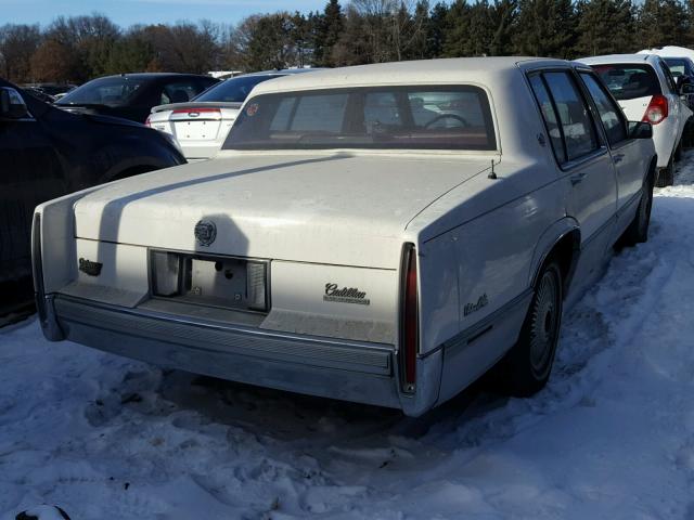 1G6CD533XL4361739 - 1990 CADILLAC DEVILLE WHITE photo 4