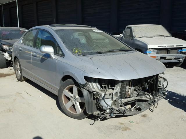 1HGFA16888L042227 - 2008 HONDA CIVIC EX SILVER photo 1