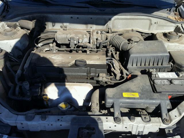 KMHCG45C03U478673 - 2003 HYUNDAI ACCENT GL SILVER photo 7