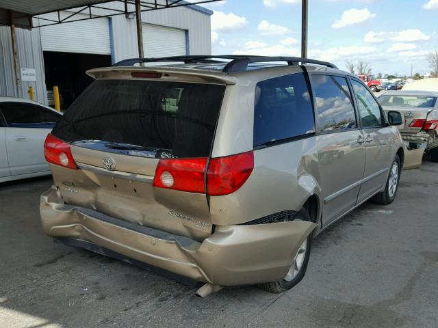 5TDBA22C86S070697 - 2006 TOYOTA SIENNA XLE TAN photo 4