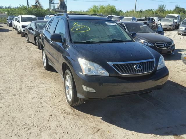 2T2GK31U48C052837 - 2008 LEXUS RX 350 BLACK photo 1